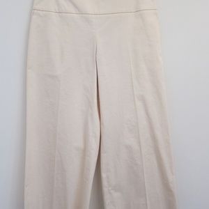Authentic The Row Cream Wide Leg Pant